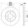 Image de Remschijf 8DD355101321 Hella Pagid GmbH