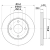 Image de Remschijf 8DD355102231 Hella Pagid GmbH