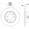 Image de Remschijf Gecoat 50610PRO 8DD355102511 Hella Pagid GmbH