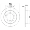 Image de Remschijf Gecoat 53403PRO 8DD355103611 Hella Pagid GmbH