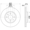 Image de Remschijf 8DD355103971 Hella Pagid GmbH