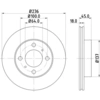 Image de Remschijf 52218 8DD355105771 Hella Pagid GmbH