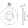 Image de Remschijf 8DD355106051 Hella Pagid GmbH