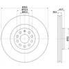 Image de Remschijf Gecoat 54206PRO 8DD355109541 Hella Pagid GmbH