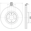 Image de Remschijf Gecoat 54323PRO 8DD355111141 Hella Pagid GmbH
