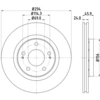 Image de Remschijf 8DD355111571 Hella