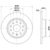 Image de Remschijf 8DD355112141 Hella Pagid GmbH