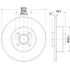 Image de Remschijf Gecoat 54414PRO 8DD355112211 Hella Pagid GmbH