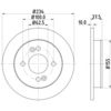 Image de Remschijf 8DD355112801 Hella Pagid GmbH