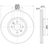 Image de Remschijf 8DD355113061 Hella Pagid GmbH