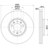 Image de Remschijf 54570 8DD355113671 Hella Pagid GmbH