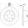 Image de Remschijf Gecoat 54650PRO 8DD355114391 Hella Pagid GmbH