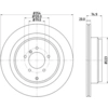 Image de Remschijf Gecoat 54755PRO 8DD355115291 Hella Pagid GmbH