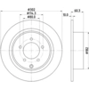 Image de Remschijf 8DD355115491 Hella Pagid GmbH