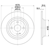 Image de Remschijf Gecoat 54883PRO 8DD355116071 Hella Pagid GmbH