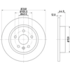 Image de Remschijf Gecoat 55055PRO 8DD355116581 Hella Pagid GmbH