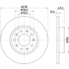 Image de Remschijf 8DD355116671 Hella Pagid GmbH