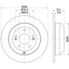 Image de Remschijf Gecoat 55234PRO 8DD355116871 Hella Pagid GmbH