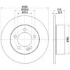 Image de Remschijf 8DD355117141 Hella Pagid GmbH