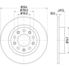 Image de Remschijf Gecoat 55302PRO 8DD355117241 Hella Pagid GmbH