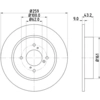 Image de Remschijf Gecoat 55314PRO 8DD355117301 Hella Pagid GmbH