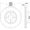 Image de Remschijf 8DD355118181 Hella Pagid GmbH