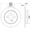 Image de Remschijf Gecoat 55422PRO 8DD355118501 Hella Pagid GmbH