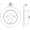 Image de Remschijf Gecoat 54661PRO 8DD355119051 Hella
