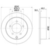 Image de Remschijf Gecoat 55274PRO 8DD355119181 Hella Pagid GmbH