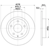 Image de Remschijf 8DD355119391 Hella