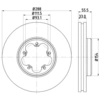 Image de Remschijf 55606 8DD355120111 Hella Pagid GmbH