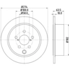 Image de Remschijf 55620PRO 8DD355120341 Hella Pagid GmbH