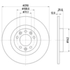 Image de Remschijf 8DD355120421 Hella Pagid GmbH