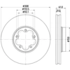 Image de Remschijven 8DD355122801 Hella Pagid GmbH