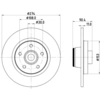 Image de Remschijven 8DD355123421 Hella Pagid GmbH