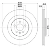 Image de Remschijf 8DD355125551 Hella Pagid GmbH