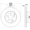 Image de Remschijf 8DD355127551 Hella Pagid GmbH