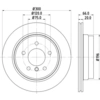 Image de Remschijf 8DD355129331 Hella Pagid GmbH