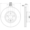 Image de Remschijf 8DD355129491 Hella Pagid GmbH