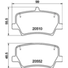 Image de Remblokkenset schijfrem 8DB355039391 Hella Pagid GmbH