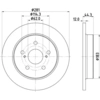 Image de Remschijf 8DD355132401 Hella Pagid GmbH