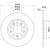 Image de Remschijf 8DD355133721 Hella Pagid GmbH