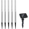 Image de 5x Lampe solaire LED blanche lumière pour jardin extérieur