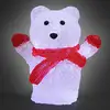 Image de Figurine lumineuse LED acrylique ours polaire