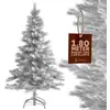 Image de Sapin de Noël artificiel blanc 180 cm