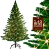 Image de Sapin de Noël artificiel 140cm avec 470 branches décorées