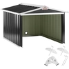 Image de Garage robot tondeuse Anthracite métal 86x100x63cm