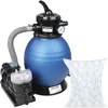 Image de Système de filtration à sable 9600L/h avec préfiltre, balles de filtration incluses