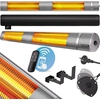Image de Chauffage radiant infrarouge Argenté 3000W
