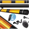 Image de Chauffage radiant infrarouge 3000W Noir